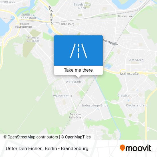 Unter Den Eichen map