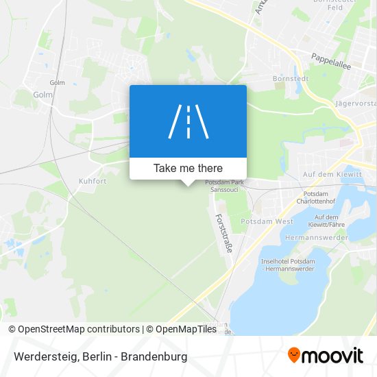 Карта Werdersteig