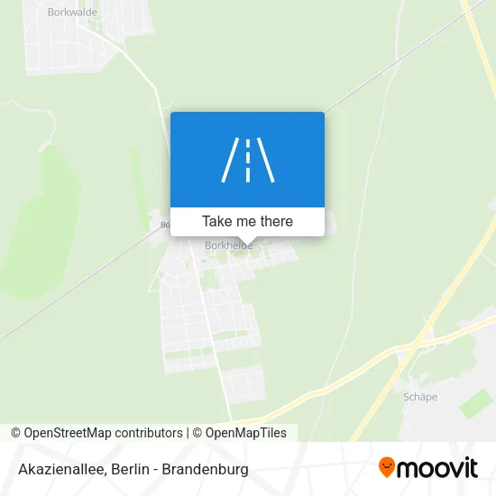 Карта Akazienallee