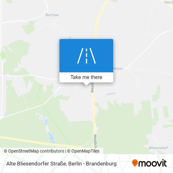 Карта Alte Bliesendorfer Straße