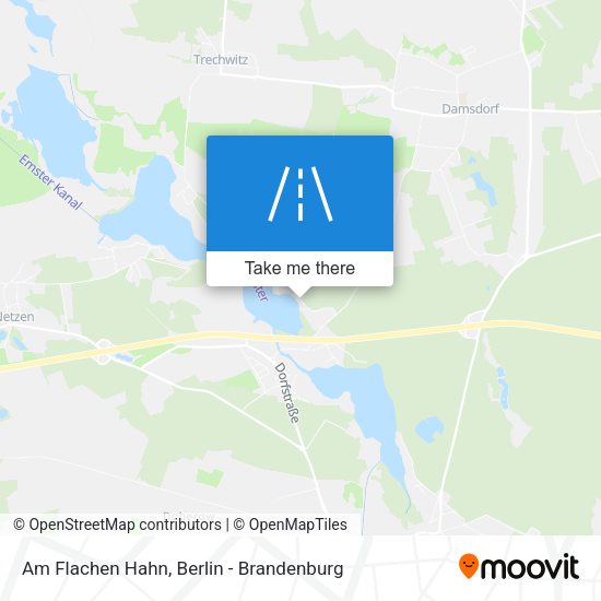 Am Flachen Hahn map