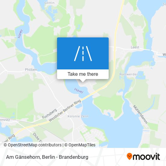 Am Gänsehorn map