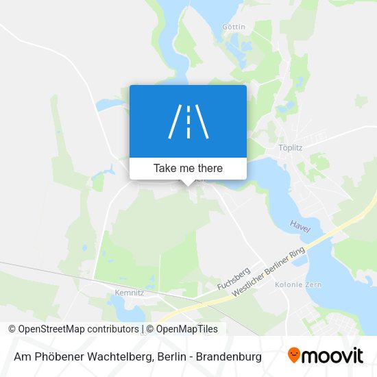Am Phöbener Wachtelberg map