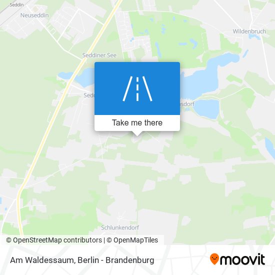 Am Waldessaum map