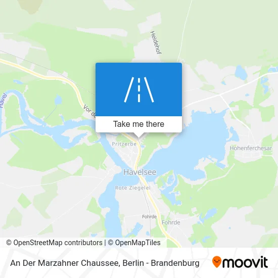 An Der Marzahner Chaussee map