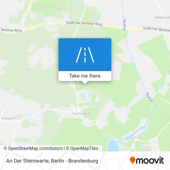 Карта An Der Sternwarte