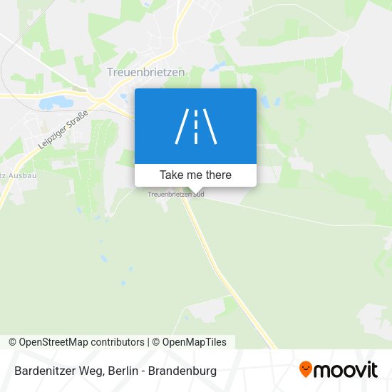 Bardenitzer Weg map