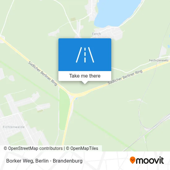 Borker Weg map