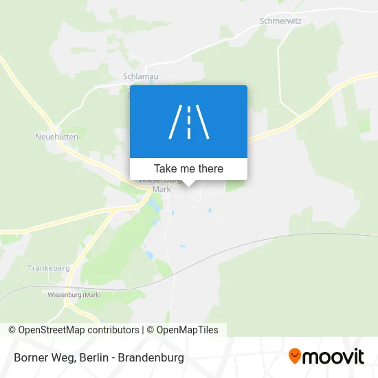 Borner Weg map