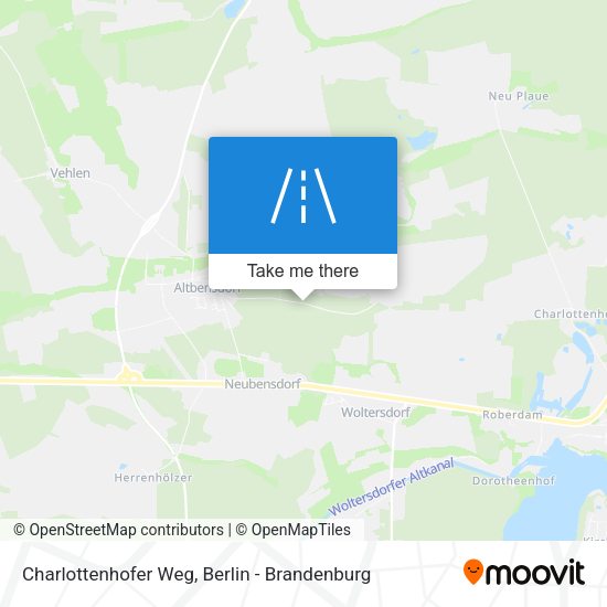 Charlottenhofer Weg map