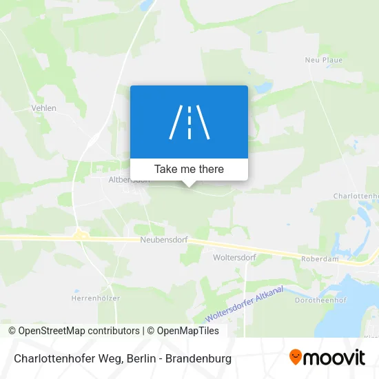 Карта Charlottenhofer Weg