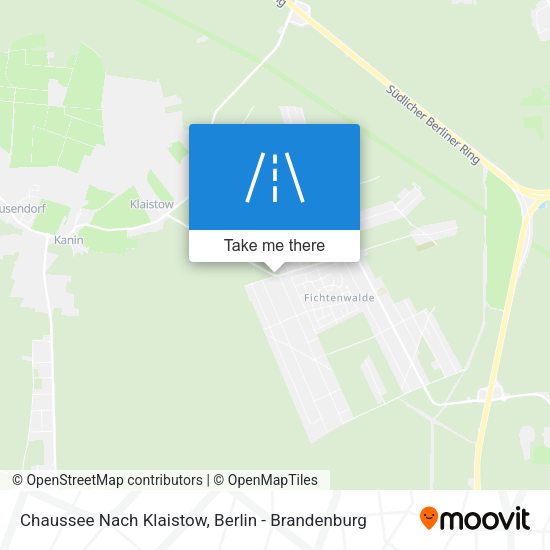 Chaussee Nach Klaistow map