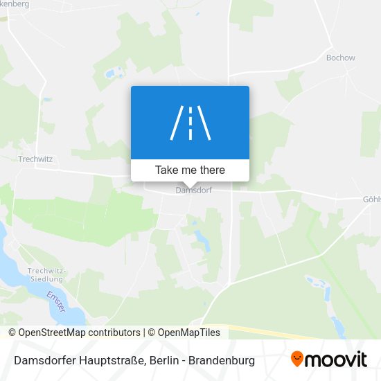 Damsdorfer Hauptstraße map