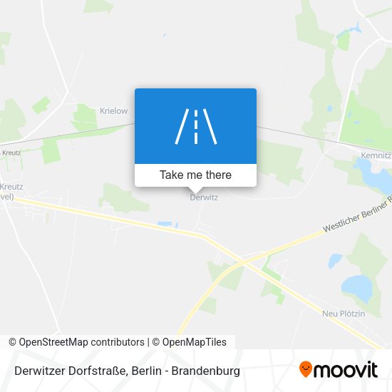 Derwitzer Dorfstraße map