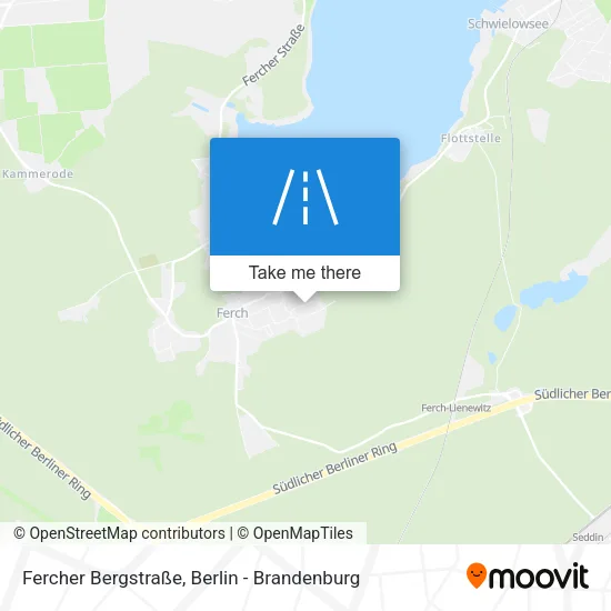Карта Fercher Bergstraße