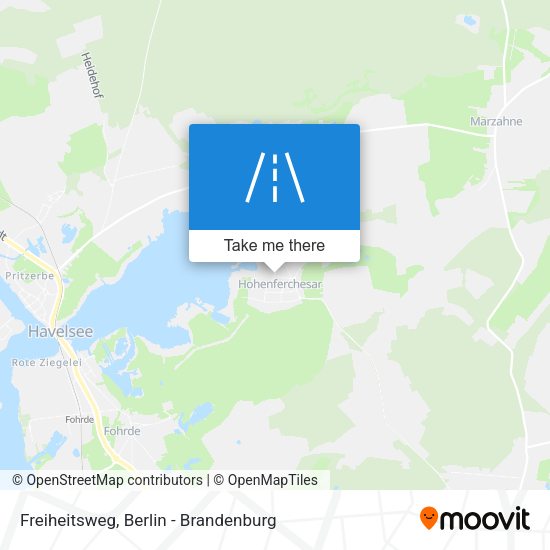 Freiheitsweg map