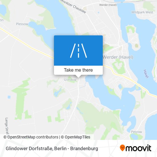 Glindower Dorfstraße map