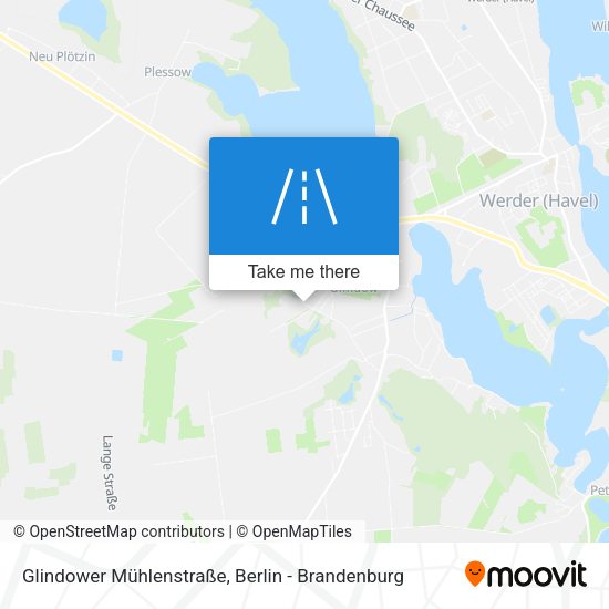 Glindower Mühlenstraße map