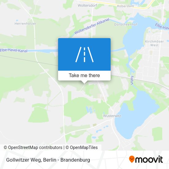 Gollwitzer Weg map