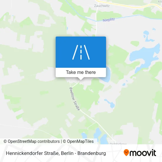 Карта Hennickendorfer Straße