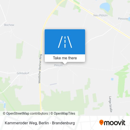 Kammeroder Weg map