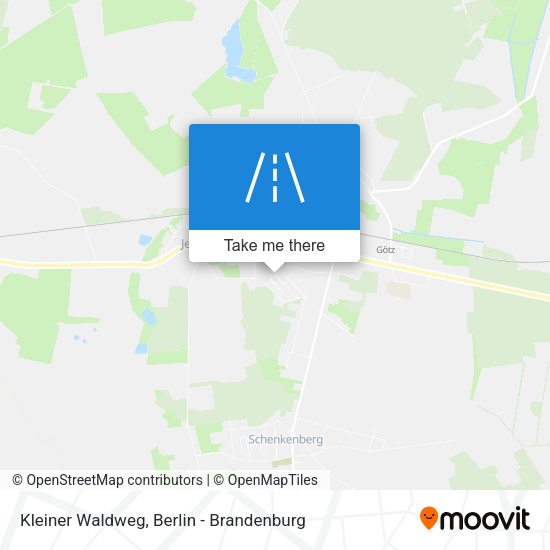 Kleiner Waldweg map