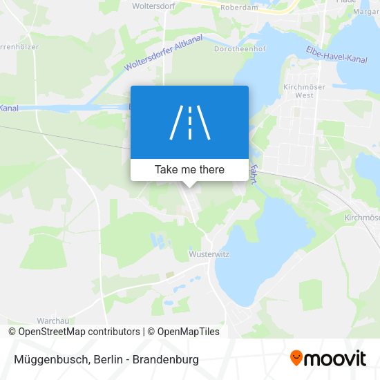Müggenbusch map