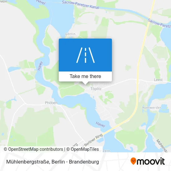 Карта Mühlenbergstraße