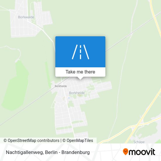 Nachtigallenweg map