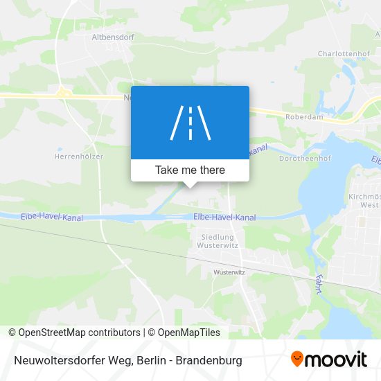 Neuwoltersdorfer Weg map