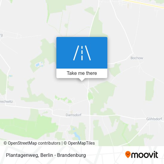 Plantagenweg map