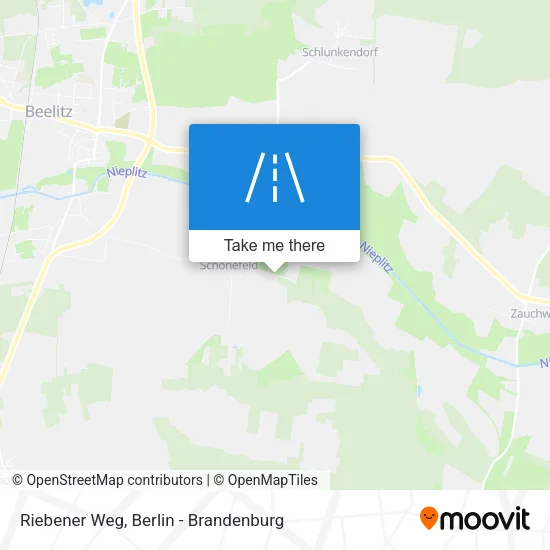 Карта Riebener Weg