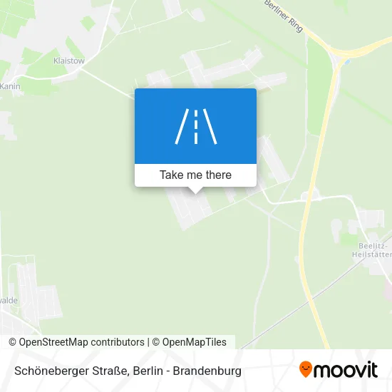 Карта Schöneberger Straße
