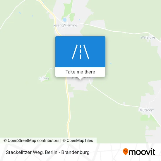 Stackelitzer Weg map