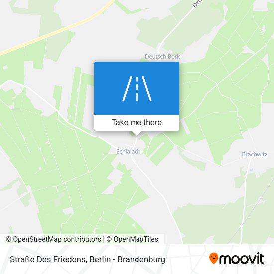 Straße Des Friedens map