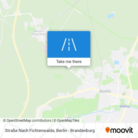 Straße Nach Fichtenwalde map