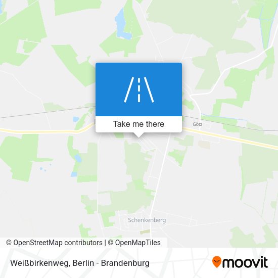 Weißbirkenweg map