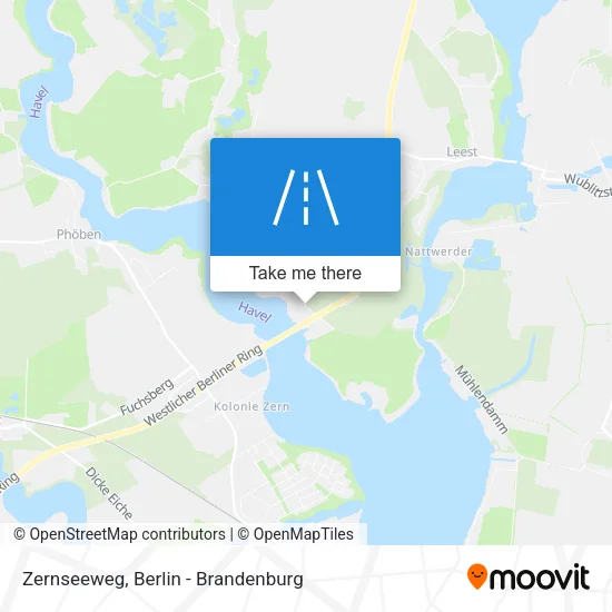 Карта Zernseeweg