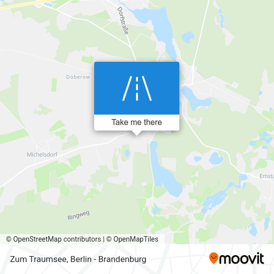 Zum Traumsee map