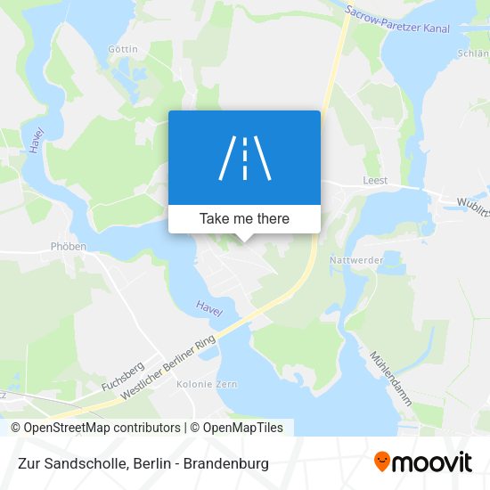 Zur Sandscholle map