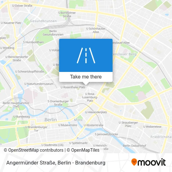 Карта Angermünder Straße
