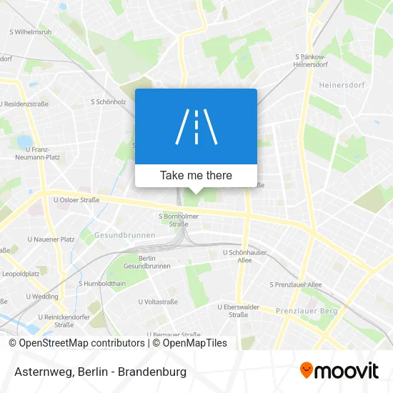 Карта Asternweg