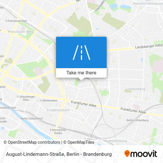 Карта August-Lindemann-Straße