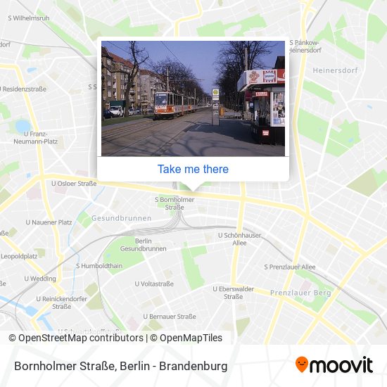 Карта Bornholmer Straße
