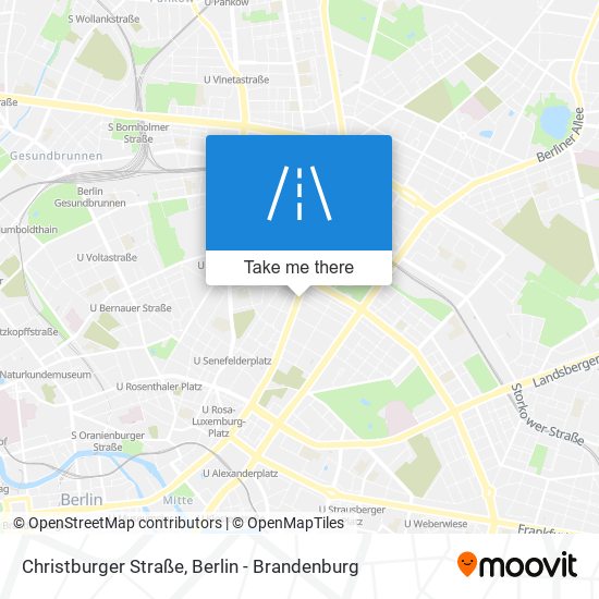 Christburger Straße map