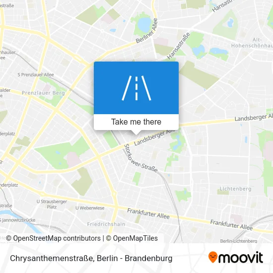 Карта Chrysanthemenstraße