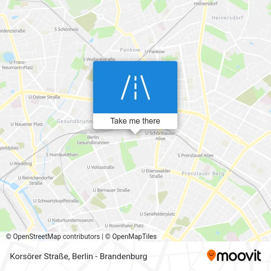 Карта Korsörer Straße