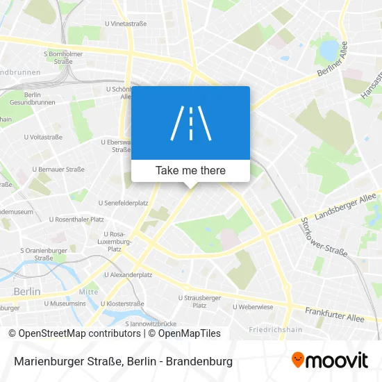 Карта Marienburger Straße