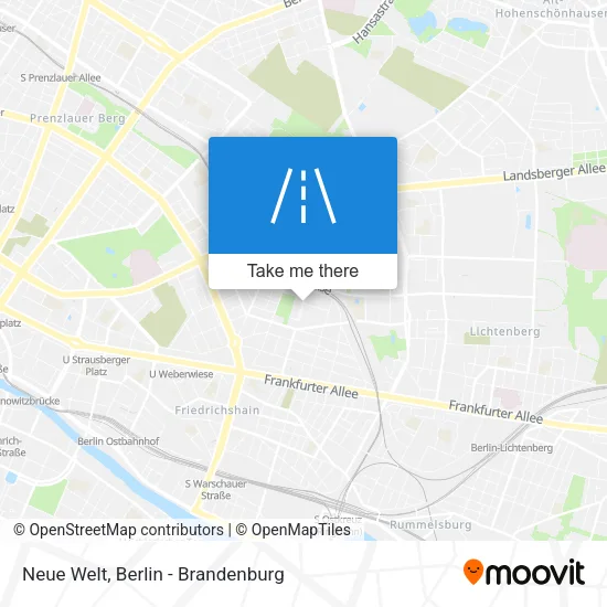 Карта Neue Welt