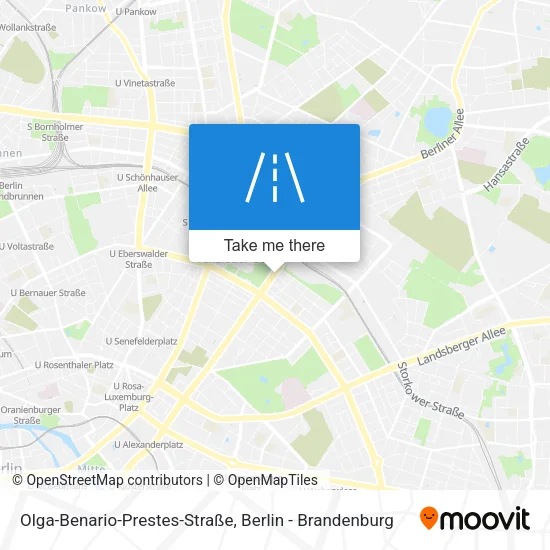 Карта Olga-Benario-Prestes-Straße